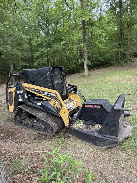 ASV RT-120 forestry mulcher up close